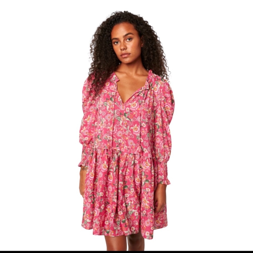 MISA Los Angeles Maya Floral Dress Size Large